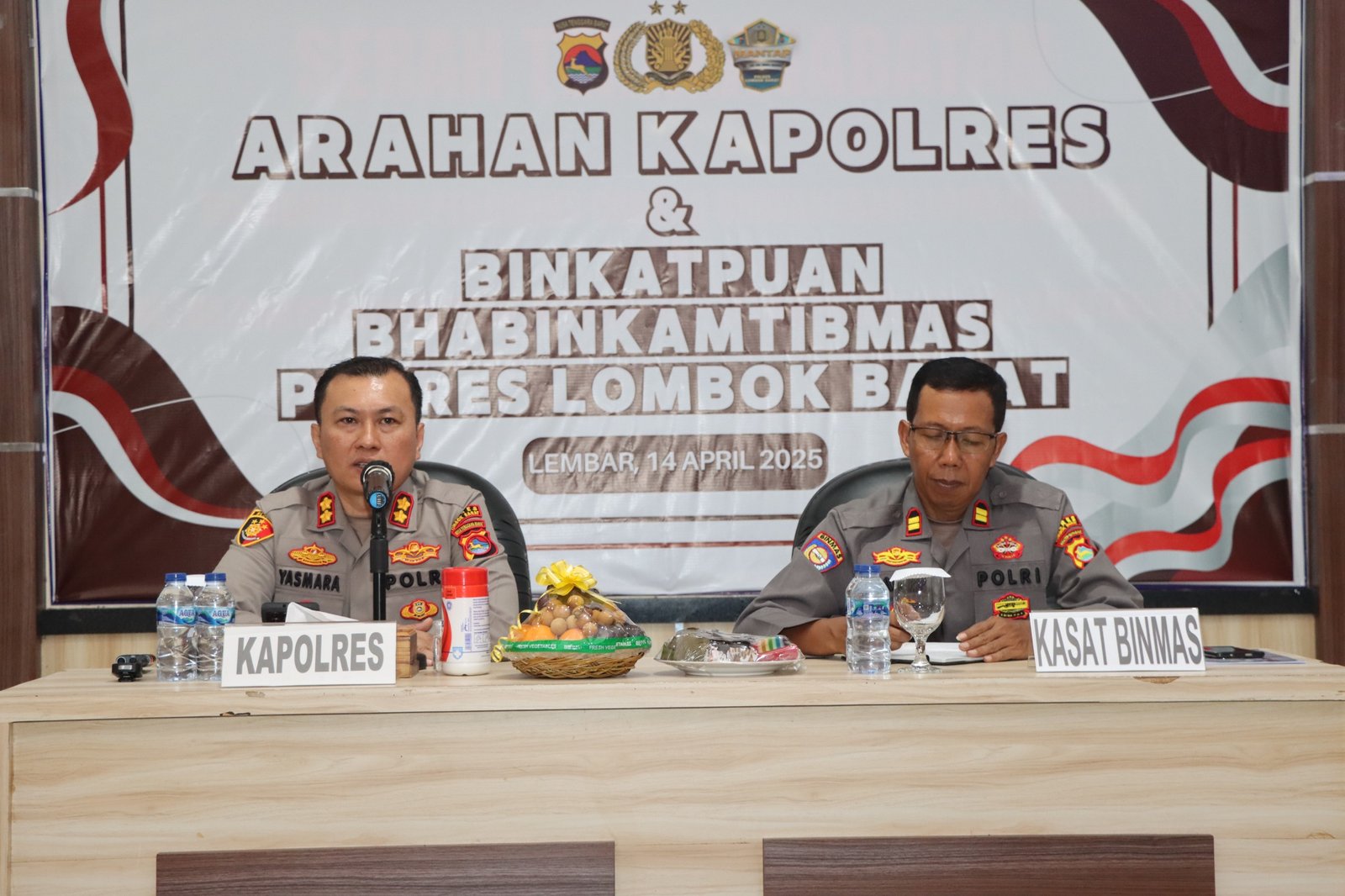 Kapolres Lombok Barat Tekankan Peran Krusial Bhabinkamtibmas dalam Harkamtibmas