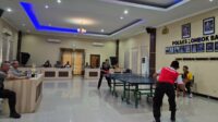 Semarak Final Tenis Meja Polres Lombok Barat HUT Bhayangkara ke-79