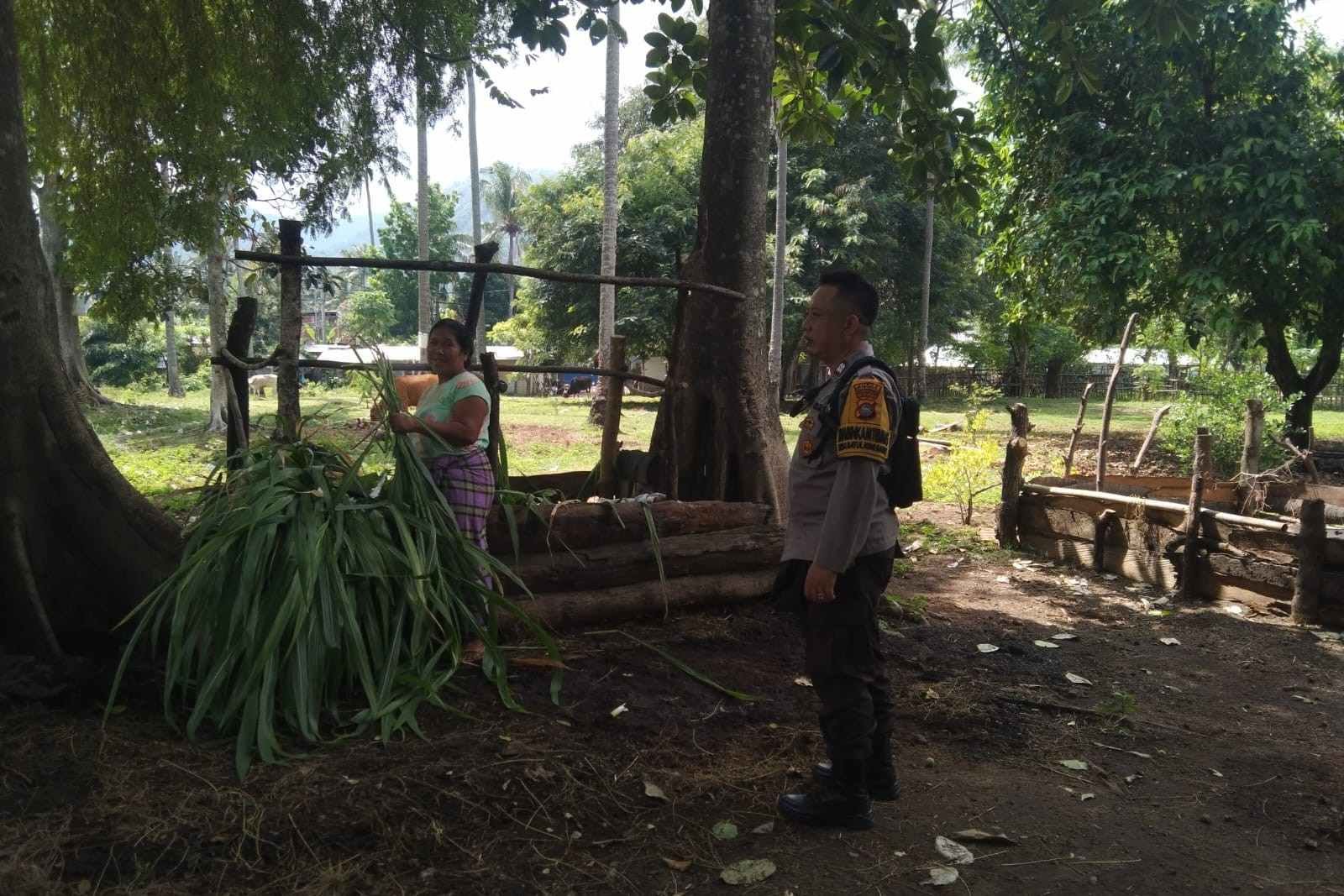 Sinergi Polri-Masyarakat Bangun Ketahanan Pangan Lokal di Batulayar