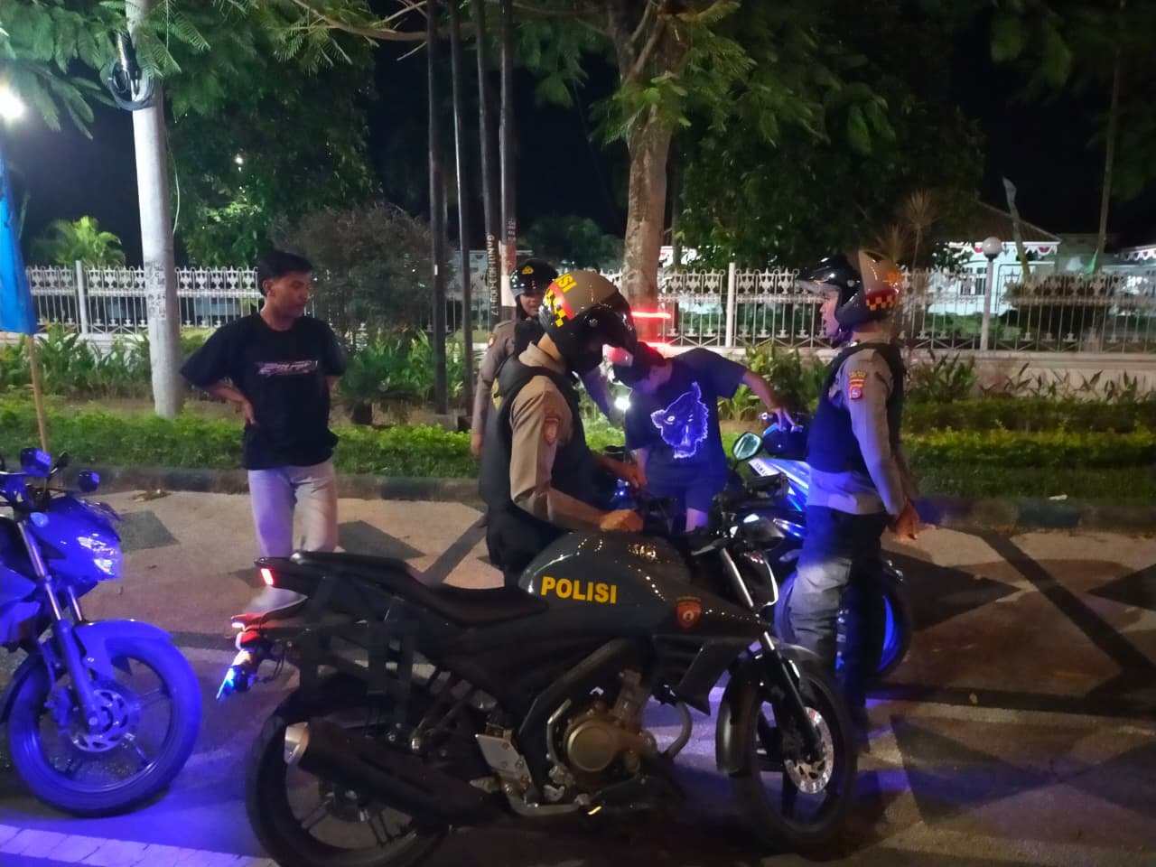 Polres Lombok Barat Intensifkan Patroli Malam di Gerung dan Labuapi