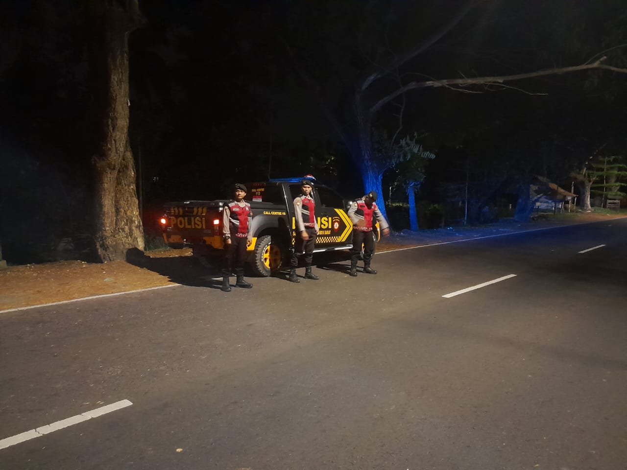 Polres Lombok Barat Rutin Gelar Patroli Preventif di Bypass Bandara Lombok