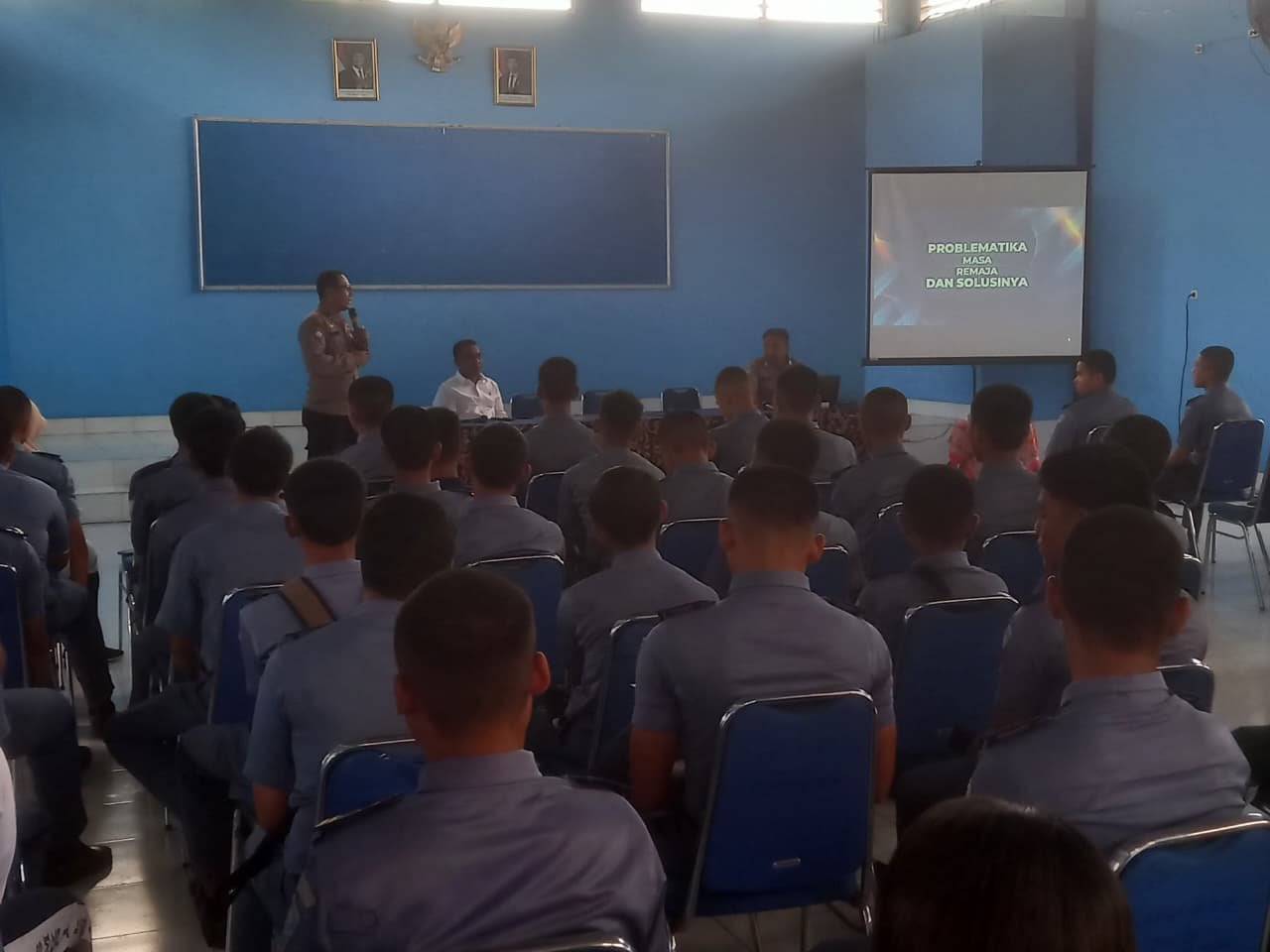 Bangun Generasi Sehat, Polres Lombok Barat Sosialisasi di SMKN 1 Lembar