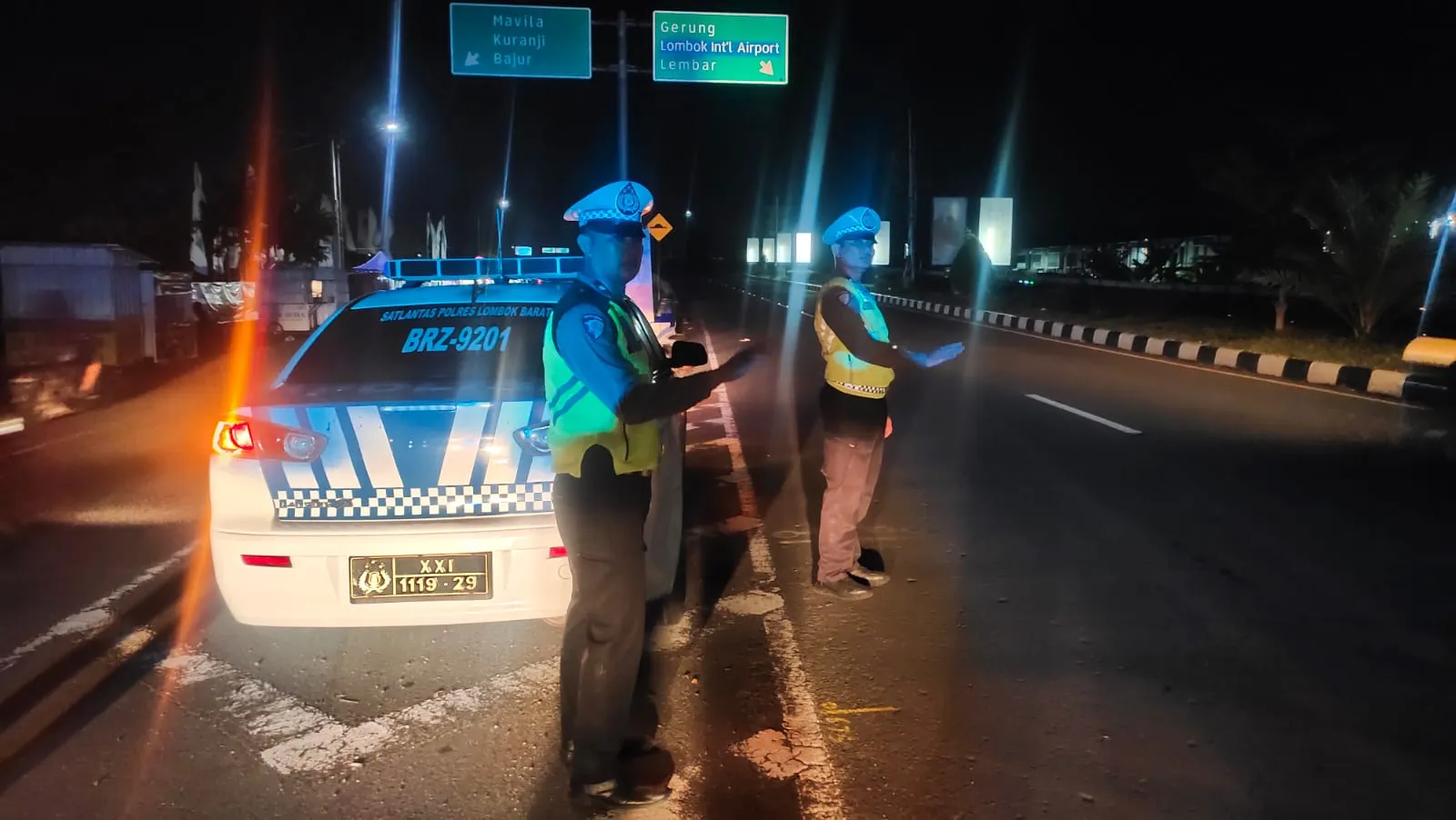 Polres Lombok Barat Siaga Malam Cegah Balap Liar dan Begal